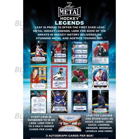 2024 leaf metal hockey legends box|2024 leaf metal legends box.